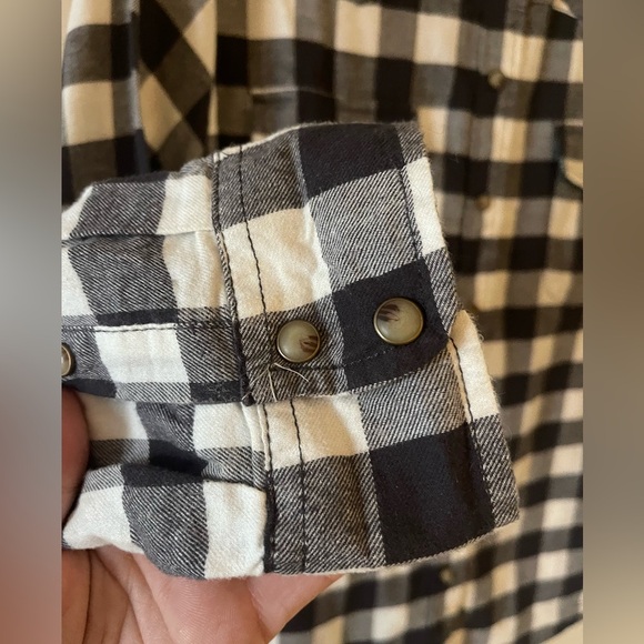 Jachs Girlfriend snap button shirt • women’s large - Picture 3 of 9